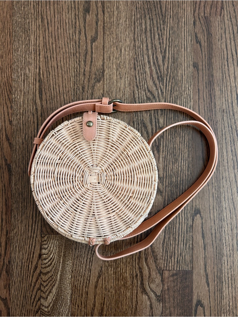 Universal Thread Rattan Circle Crossbody Purse